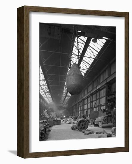 Edgar Allen Steel Foundry, Meadowhall, Sheffield, South Yorkshire, 1962-Michael Walters-Framed Photographic Print