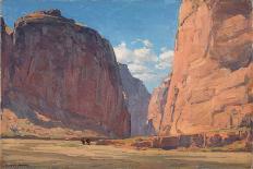 Canyon Portal, C.1935 (Oil on Canvas)-Edgar Alwin Payne-Giclee Print