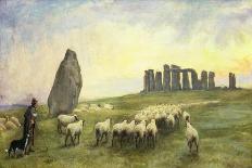 Returning Home, Stonehenge, Wiltshire-Edgar Barclay-Giclee Print