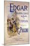 Edgar by Composer Giacomo Puccini (1858-1924) (Poster)-Adolfo Hohenstein-Mounted Giclee Print