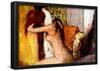 Edgar Degas After Bathing #2 Art Print Poster-null-Framed Poster