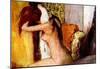 Edgar Degas After Bathing #2 Art Print Poster-null-Mounted Poster