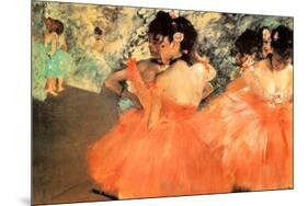 Edgar Degas Ballerine in Rosa-Edgar Degas-Mounted Art Print