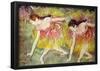 Edgar Degas Ballet Dancers Art Print Poster-null-Framed Poster