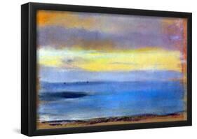 Edgar Degas Coastal Strip at Sunset Art Print Poster-null-Framed Poster