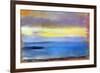 Edgar Degas Coastal Strip at Sunset-Edgar Degas-Framed Art Print