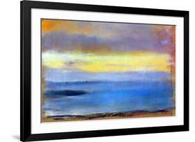 Edgar Degas Coastal Strip at Sunset-Edgar Degas-Framed Art Print