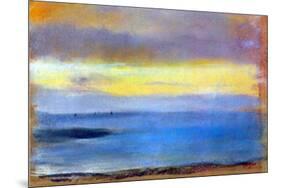 Edgar Degas Coastal Strip at Sunset-Edgar Degas-Mounted Art Print