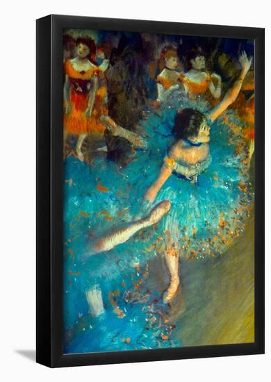 Edgar Degas Dancer Art Print Poster-null-Framed Poster