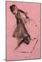 Edgar Degas Dancer Slipping on her Shoe Art Print Poster-null-Mounted Poster