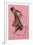 Edgar Degas Dancer Slipping on her Shoe-null-Framed Art Print