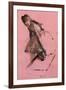 Edgar Degas Dancer Slipping on her Shoe-null-Framed Art Print