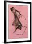 Edgar Degas Dancer Slipping on her Shoe-null-Framed Art Print