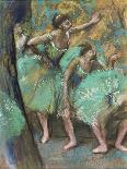 Le pas sur la scene-Edgar Degas-Giclee Print