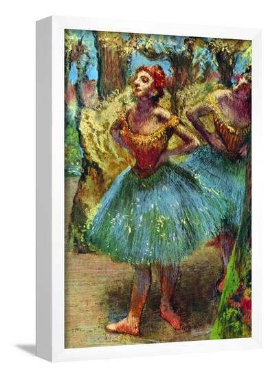 Edgar Degas Dancers 2 Art Print Poster--Framed Poster
