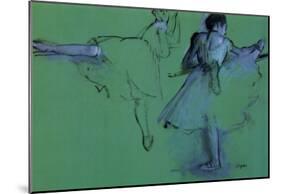 Edgar Degas Dancers at the Barre Art Print Poster-null-Mounted Poster