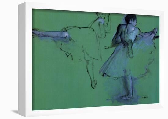 Edgar Degas Dancers at the Barre Art Print Poster-null-Framed Poster