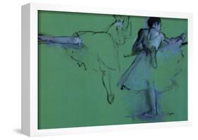 Edgar Degas Dancers at the Barre Art Print Poster-null-Framed Poster
