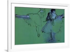 Edgar Degas Dancers at the Barre-null-Framed Art Print