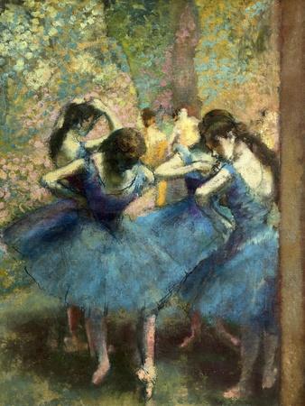 Dancers in Blue
