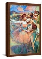 Edgar Degas Dancers in the Landscape Art Print Poster-null-Framed Poster