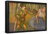 Edgar Degas Harlequin and Columbine Art Print Poster-null-Framed Poster