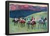 Edgar Degas Horse Racing The Training Art Print Poster-null-Framed Poster