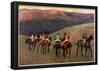 Edgar Degas Jockeys in Training Art Print Poster-null-Framed Poster