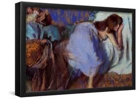 Edgar Degas On the Bed Art Print Poster-null-Framed Poster