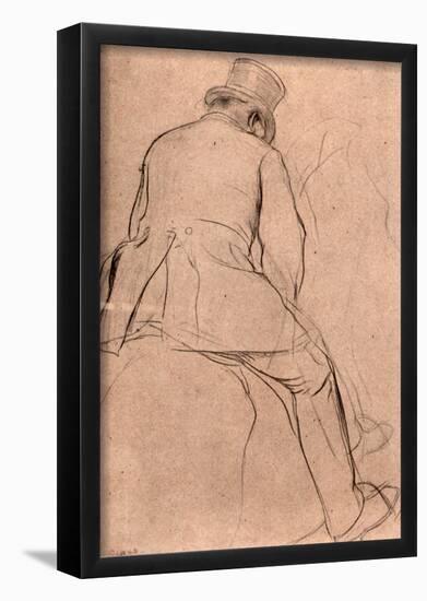 Edgar Degas Rider Art Print Poster-null-Framed Poster