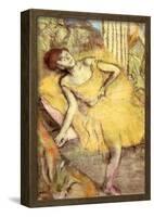 Edgar Degas Sitting Dancer with the Right Leg Up Art Print Poster-null-Framed Poster