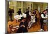 Edgar Degas The Cotton Exchange Art Print Poster-null-Mounted Poster
