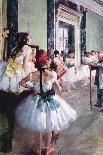 The Dance Foyer at the Opera on the Rue Le Peletier, 1872-Edgar Degas-Giclee Print