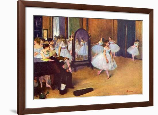 Edgar Degas The Dance Hall-Edgar Degas-Framed Art Print