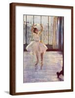 Edgar Degas The Dancer at the Photographer Art Print Poster-null-Framed Poster