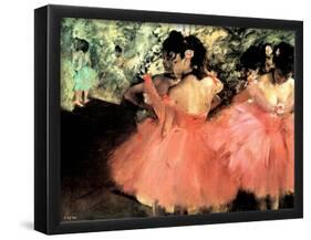Edgar Degas (The Dancers) Art Poster Print-null-Framed Poster