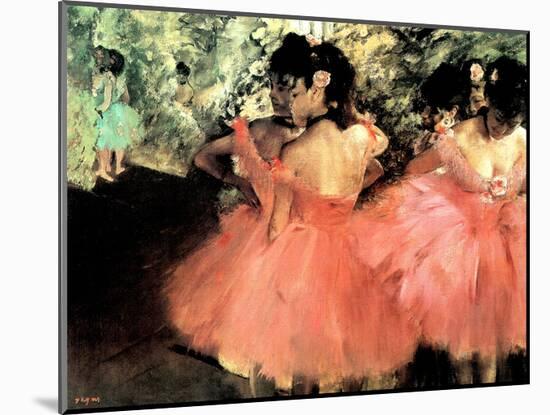 Edgar Degas (The Dancers) Art Poster Print-null-Mounted Poster