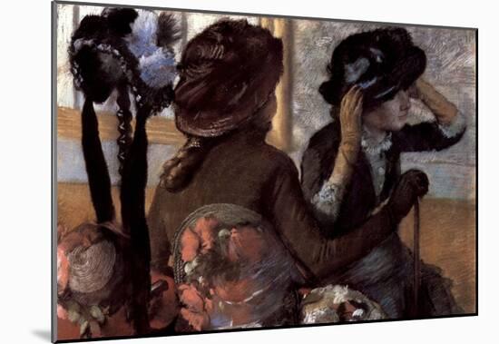 Edgar Degas The Milliner Art Print Poster-null-Mounted Poster