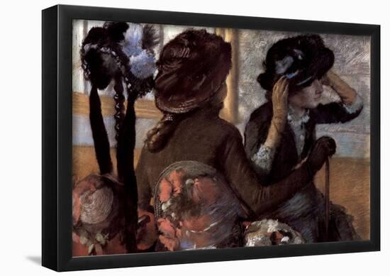 Edgar Degas The Milliner Art Print Poster-null-Framed Poster