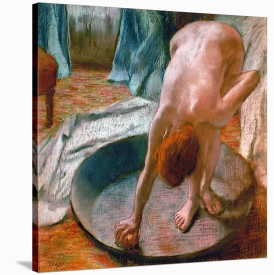 Edgar Degas: The Tub, 1886-Edgar Degas-Stretched Canvas