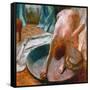 Edgar Degas: The Tub, 1886-Edgar Degas-Framed Stretched Canvas