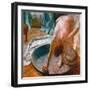 Edgar Degas: The Tub, 1886-Edgar Degas-Framed Giclee Print