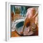 Edgar Degas: The Tub, 1886-Edgar Degas-Framed Giclee Print