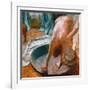 Edgar Degas: The Tub, 1886-Edgar Degas-Framed Giclee Print