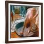 Edgar Degas: The Tub, 1886-Edgar Degas-Framed Giclee Print