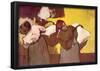 Edgar Degas Two Washer Women Art Print Poster-null-Framed Poster