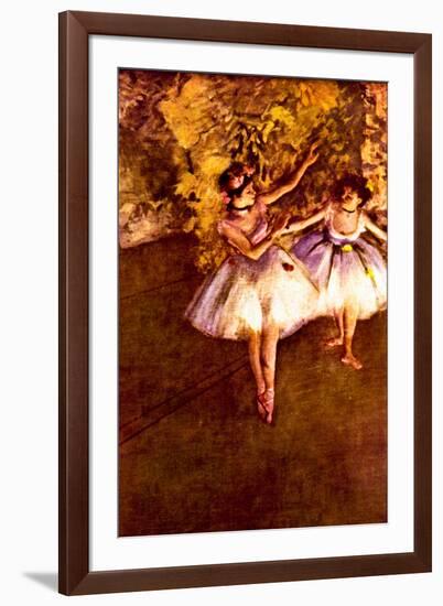 Edgar Degas Young Dancers-null-Framed Art Print