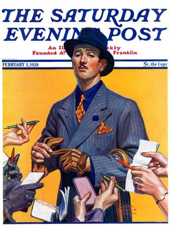 "Movie Idol," Saturday Evening Post Cover, February 5, 1938