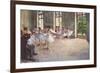 Edgar Germain Hilaire Degas (Ballet rehearsal)-Edgar Degas-Framed Art Print