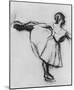 Edgar Germain Hilaire Degas (Dancer at the bar) Art Poster Print-null-Mounted Poster